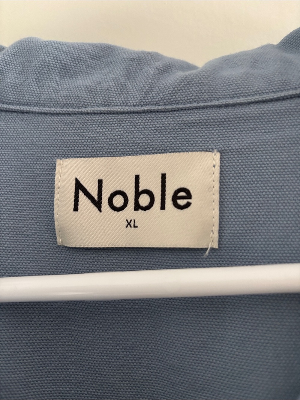 Light Blue Zip-Front Utility Dress - Picture 2 of 5